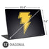 DC Comics Black Adam Classic Logo Universal Laptop 13in (10.6 x 7.6in) Skin